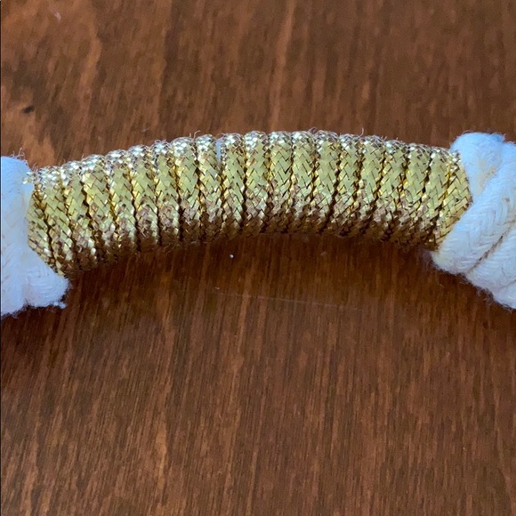 Ford Designs rope gold and cream nautical bracelet - Picture 3 of 4